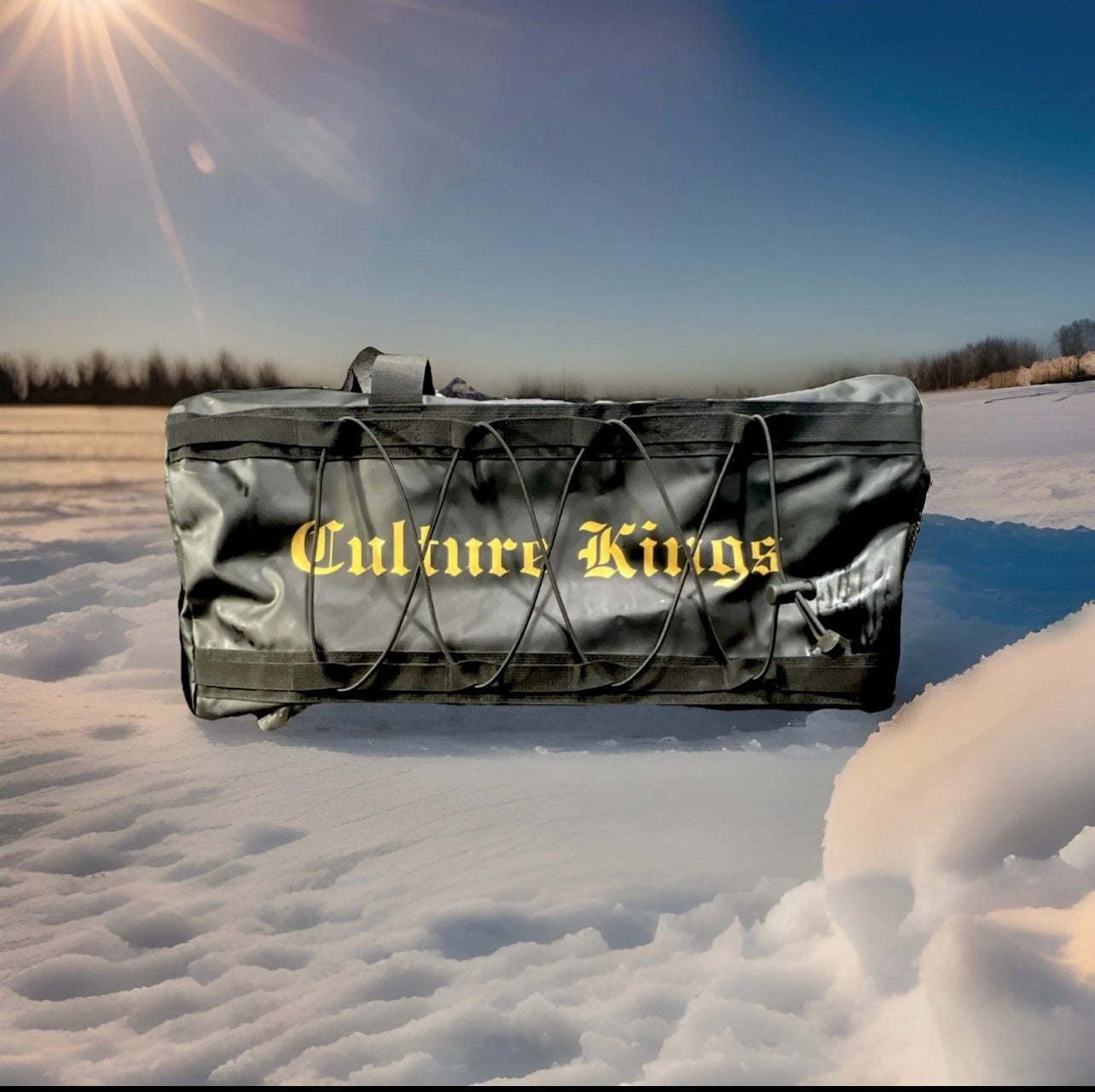 *LIMITED EDITION* CULTURE KINGS BLACK DUFFEL BAG check Description⬇️